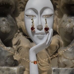 "I Love You"  Garnet Set